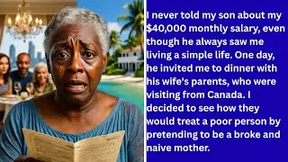 Black Grandma&rsquo;s Heartbreaking Secret $40K Monthly Salary Hidden &ndash; Her Devastating Dinner Revenge Stu