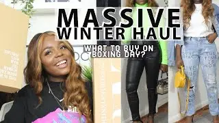 MASSIVE WINTER JANUARY SALES HAUL + WINTER OUTFITS | PRETTYLITTLETHING, ZARA, MISSGUIDED & MORE