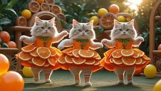 Cats Dancing in Traditional Dresses Cutest Performance Ever!#DancingCats  #CatDanceShow #catvideos