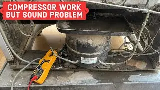 Refrigerator compressor sound problem testing fault