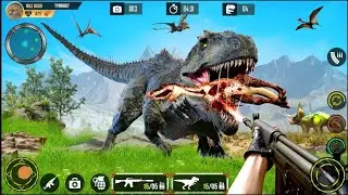 Real Dino Hunting Gun Games - Dinosaur Game - Carnivores - Android Gameplay