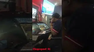 Chopsquad Dj cooking up beats in the studio