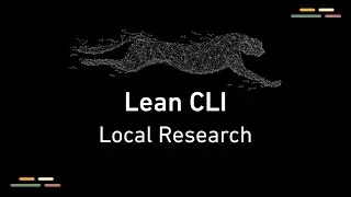 Local Jupyter Research for Algorithmic Trading - LEAN CLI