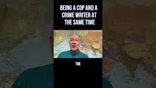 Being a cop and a crime writer at the same time... #writing #thrillershorts #books #booktube #cops