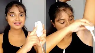 Braun Silk Epil 1/1170 Epilator REVIEW + Live DEMO of Underarm Hair Removal using Epilator