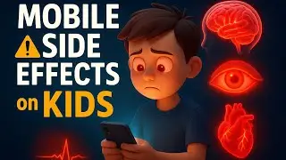 𝙈𝙤𝙗𝙞𝙡𝙚 𝙨𝙞𝙙𝙚 𝙚𝙛𝙛𝙚𝙘𝙩 𝙤𝙣 𝙠𝙞𝙙𝙨 Negative Effects of Mobile Phones 👶