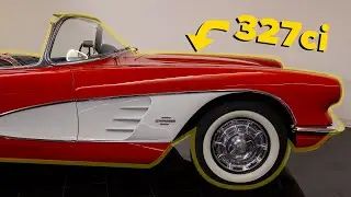 Why is there a 327ci V8 in a 1961 Chevrolet Corvette Convertible?