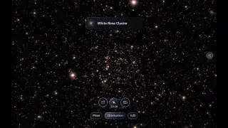 White Rose Cluster, Unistellar Equinox 2, Dual Band Filter, 10/19/2024