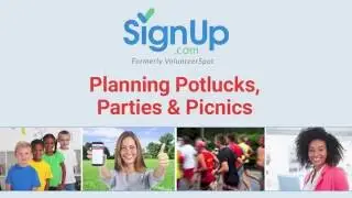 Potluck SignUp Sheets & Planning Time-savers