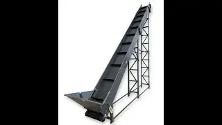 Used Titan Cleated Incline Slider Bed Belt Conveyor 18