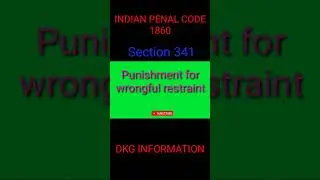 section 341 ipc #shorts
