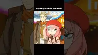 Anya exposed the scoundrel 😊#anime