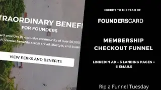 FoundersCard Checkout Funnel