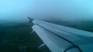 Stormy Landing in Orlando (Virgin America)