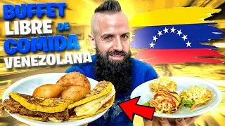 ABUSANDO DEL BUFFET DE COMIDA VENEZOLANA