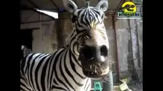 Testing Our Animatronic Animals In Factory Before Transport Them To Customers Place