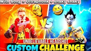 4 vs 4 Headshot Custom Challenge 😶&zwj;🌫️ || 100% Headshot Rate In #freefire || #4vs4clashsquad #custom