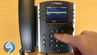 Polycom VVX 400 Transferring a Call