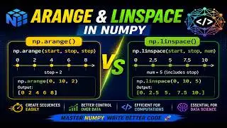 NumPy arange() vs linspace() | What's the Difference?