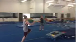 Preston front flip double cube catch and toss!