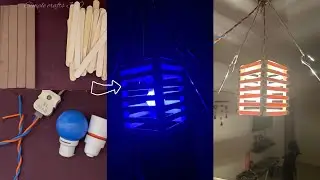 Expensive look Night Lamp with ice cream sticks and wood | Home decoration | Easy crafts #diy
