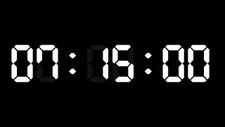 7 Hour 15 Minute Timer. 435 Minute Countdown Timer for Focus in Silence | NX