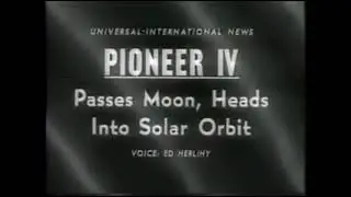 Pioneer 4 passes Moon - 1959 American newreels