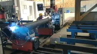 Split pipe automatic welding machine (pipe flange welding)