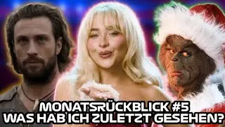 EIN PAAR FILMHIGHLIGHTS 2024, SABRINA CARPENTER UND CO. | Monatsr&uuml;ckblick #5 Dezember 2024