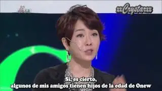 [SUB ESP] 130106 Kim Jung Nan hable de Onew @ GAG Concert