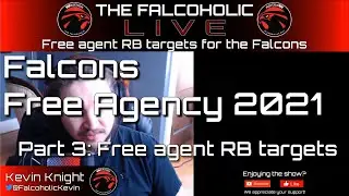 Free agent RB targets for the Falcons: Falcons Free Agency 2021