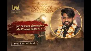 Jashn-e-Janabe Ali Akbar ع| Mu Phulaye baithe hain | Syed Raza Ali Zaidi | 2026 Dar uz Zehraس-Lobito