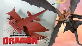 Make Cloudjumper with ONE-FOLD PAPERCRAFT! 🐉 Easy 'How to Train Your Dragon' Craft Ideas