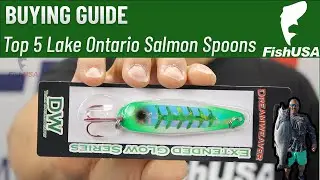 TOP 5 Spoons For Lake Ontario Salmon Fishing - Captain Richard Hajecki of Crazy Yankee Sportfishing