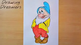 How to Draw Bashful From The Seven Dwarfs