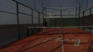 Dubai Rooftop Padel Court | Stunning Orange Court in Jumeirah with Custom &ldquo;LET&rsquo;S PLAY&rdquo; Flooring