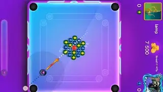 carrom pool cyber city table game play l a k gaming tube l best game play 😱