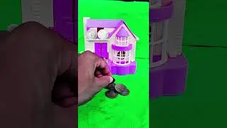 🐾 Cute Puggle plays in his tiny house with surprise toys! 🎁🐶#shorts #viral #trending #toys