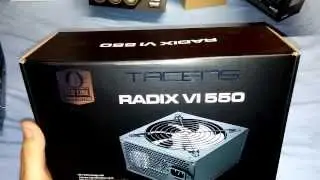 UNBOXING Fuente de Alimentaci&oacute;n Tacens Radix VI 550W Power Supply