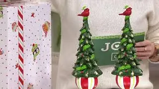 Temp-tations Holiday Centertaining S/2 Limited Edition Trees on QVC