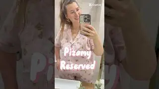 Nowe piżamy w Reserved ✨ #mierzymy #piżamy #reserved #haulzakupowy #sklepy #zakupy