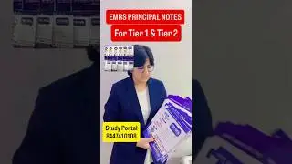 Emrs principal notes Tier 1 and Tier 2 by Courier PAN India :- 8447410108