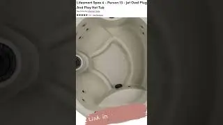 Lifesmart Spas 4 Person 13 Jet Oval Plug And Play Hot Tub #shorts
