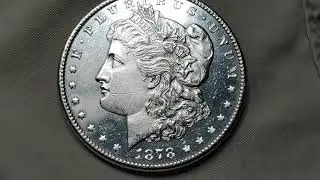 1878-S Morgan Silver Dollar DMPL the deepest mirrors part 2.  Is it a scratch or bag mark?