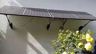Einachsige PV Modul- Verstellung im Schnelldurchlauf