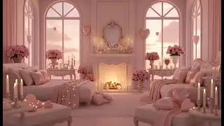 Romantic Fireplace Ambience for Sleep & Relaxation | Valentine&rsquo;s Day Edition