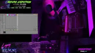 FREESTYLE Synthwave improv music creation - Weirdest hour of music you will watch