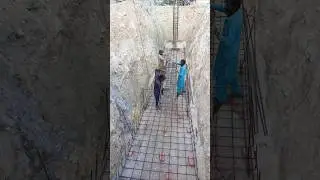 ​Foundation Reinforcement: Step-by-Step Rebar Installation #civilinsights #construction #civilwork 🔥