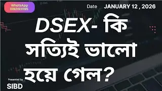 DSEX- কি সত্যিই ভালো হয়ে গেল? কিছু সম্ভাবনাময় শেয়ার বিশ্লেষণ।