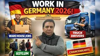 Work in Germany 2026 | Warehouse Jobs, Truck Drivers, Asylum & Chancenkarte